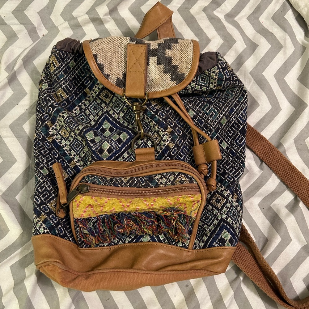 Target Multicolor Drawstring Backpack - image 1